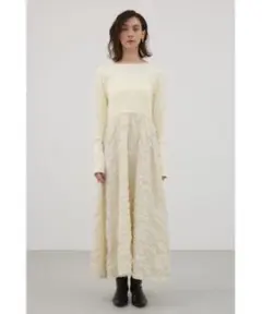 【crie conforto】2WAYフクレジャカードドッキングワンピース　新品