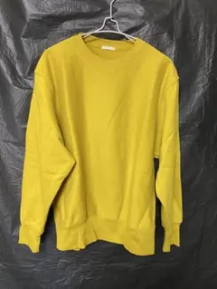 GU マスタードクルーネック スウェット