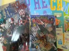 ヒロアカ　クリアファイル・ステッカー5点