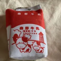 牛デザインの収納ポーチ　エコバッグ