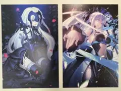 FGO　最終再臨画集　ツタヤIP書店限定特典　モルガン・ジャンヌ