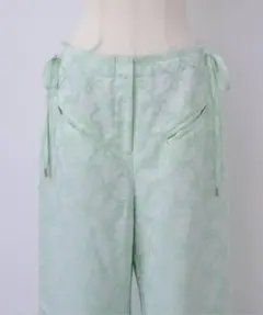 完売品】美品musubore サイドリボンワイドパンツ - メルカリ