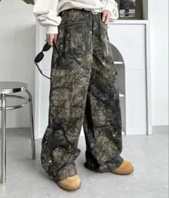 sedacleセダクル ファスナーポケット柄カーゴパンツのサムネイル