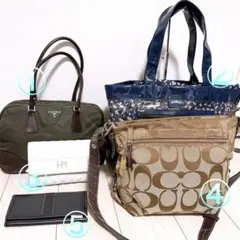 Coach バッグ　まとめ売り　シグネチャー　ソーホー　エルゴ　マディソン　5種 Coach バッグ まとめ売り シグネチャー ソーホー エルゴ マディソン 5