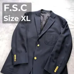 【美品】F.S.C ブレザー XL ★USA製★チェルッティ生地★