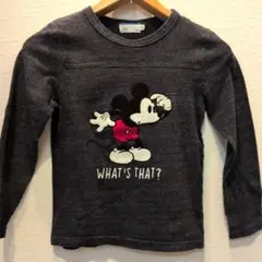 Disney ミッキーマウス 長袖カットソー 130