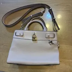 マイケルコース（ライトピンク レザー ショルダーバッグ）