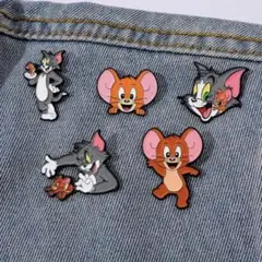 トムとジェリー ピンズ ピンバッジ 5個セット 新品未使用