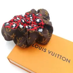 LOUIS VUITTON シュシュ チェリー モノグラム シルク ノベルティ