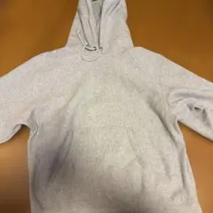 GU グレー フード付きパーカー