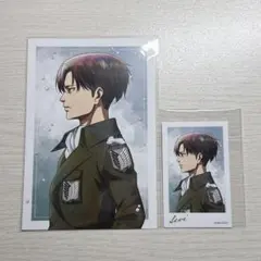 進撃の巨人 プリンセスカフェ チェキ風カード リヴァイ 5点 進撃の巨人 プリンセスカフェ チェキ風カード リヴァイ 5点