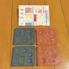クツワ　ミニチュアねんど型　 《ケーキ型&アイス型》　※作り方説明書付き