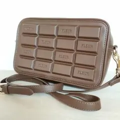 未使用 メゾンドフルール ショコラ ショルダーバッグ ブラウン ミニバッグ