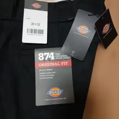ディッキーズ 874 ブラック 36×32　新品未使用タグ付き