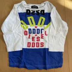 DIESEL 長袖カットソー 100cm ホワイト/ブルー