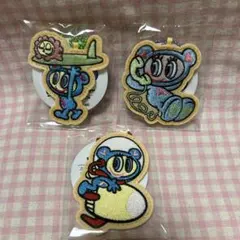 エンジェルブルー　ANGEL BLUE　刺繍キーホルダー　3種セット