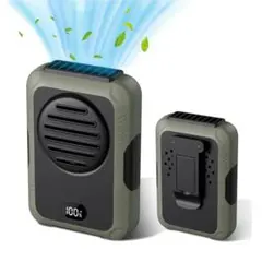 腰掛け扇風機 携帯 ベルトファン 多機能 首掛け 卓上 手持ち 熱中症対策