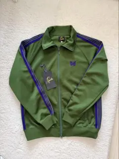Needles Track Jacket グリーンMニードルストラックジャケット - メルカリ