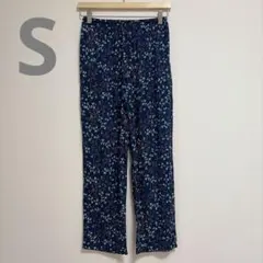 UNIQLO リラコ 小花柄 ネイビー
