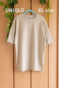 UNIQLO U エアリズム コットンTシャツ 5分袖 XL size