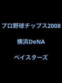 プロ野球チップス 2008 横浜DeNAベイスターズ