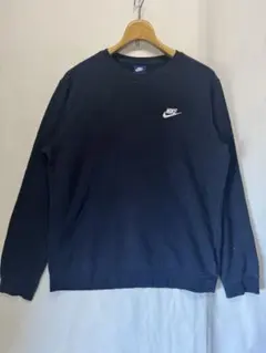 NIKE ナイキ スウェット ロゴ刺繍 トレーナー ネイビー L