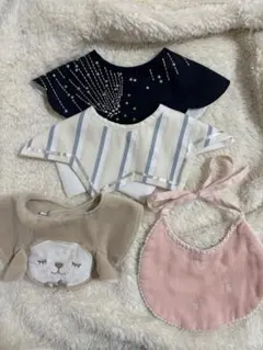 Marlmarl スタイ　マールマール　ギザギザ　星空　セット