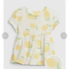 GAP ギャップ 4yeas 105cm チュニック 半袖 Tシャツ レモン