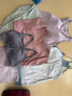 ヨガウェア タンクトップ ブラトップ ラバマット6点セット