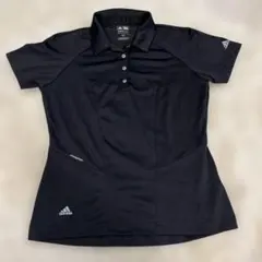 adidas レディース ゴルフシャツ ブラック Mサイズのサムネイル