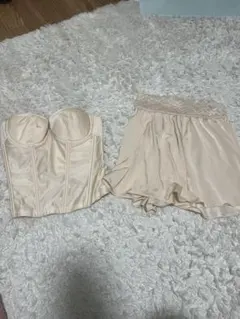 ブライダルインナー　ビスチェ フレアパンツ D65