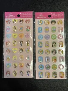 セリア　ディズニー　プリンセス　ストーンシール