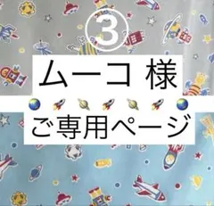 【ムーコ様ご専用③】 掛布団カバー1枚・毛布カバー1枚