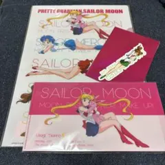 セーラームーンストア　7周年　ステッカー　チケットホルダー　クリアファイル