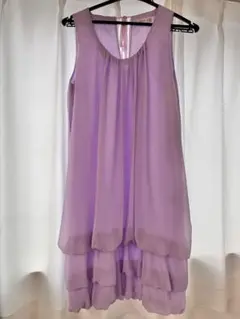 Sugar Rose ラベンダーフリルドレス　結婚式