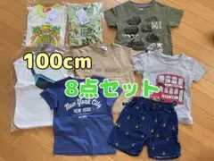 新品含む8点セット 100cm おまとめ Tシャツ ハーフパンツ 通園服