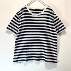 訳アリ　ZARA ストライプ Tシャツ (L)