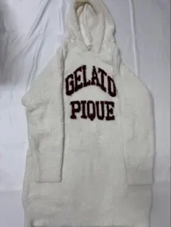 美品　GELATO PIQUE フード付きボアルームウェア