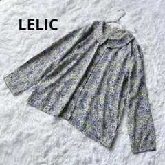 【LELIC】長袖花柄シャツ　オープンカラーシャツ　派手　羽織　日本製　相模商会