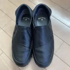 Marmelo ブラックレザー ローファー24センチ