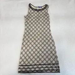 BURBERRY BLUELABEL ノバチェック ノースリーブワンピース　M