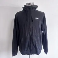 NIKE ナイキ フルジップ パーカー ブラック スウッシュロゴ フェード
