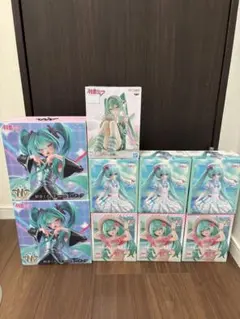 初音ミク 最新プライズフィギュア 9体まとめ売り ゲーム t-most シナモ