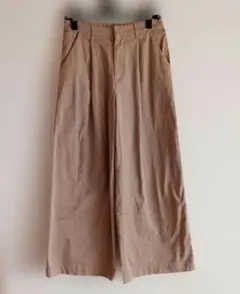anyFAM(オンワード樫山) ベージュ ワイドパンツ サイズ 1 (s)