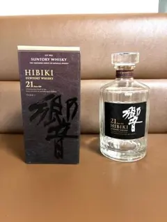 Hibiki 響21年　空箱と空瓶（未洗浄） 響21年 HIBIKI 21年 空き瓶と箱 - メルカリ