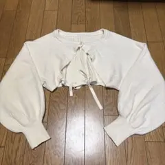 archives アルシーヴ　カーディガン　ボレロ　M ホワイト