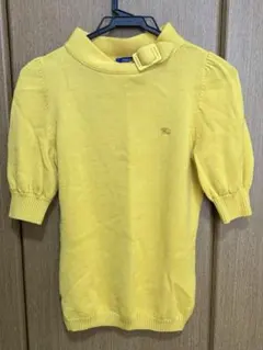 【BURBERRY BLUE LABEL】ハイネック半袖ニット