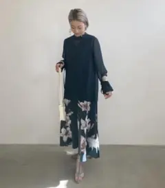 極美品　Ameri　3WAY ADELA LAYERED DRESS