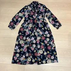 フローラルプリント ロングワンピースのサムネイル