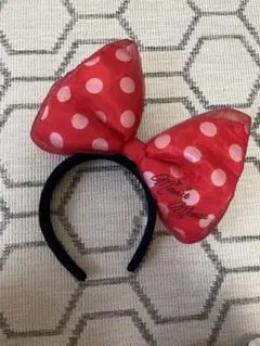 ディズニー　ミニー　リボン　カチューシャ